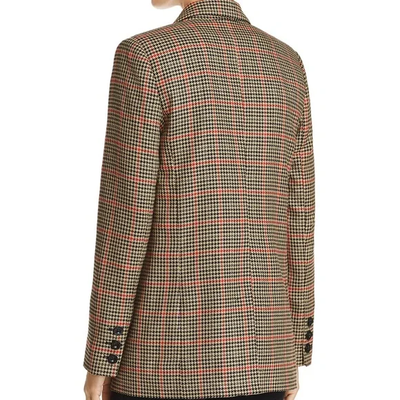 Anine Bing Madeleine Houndstooth Blazer - Picture 2 of 8